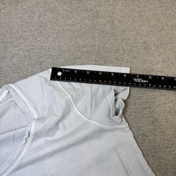 Poetry T Shirt Women 10 Gray Tee Short Sleeved Neutral Minimalist Boho Casual - Picture 5 of 7